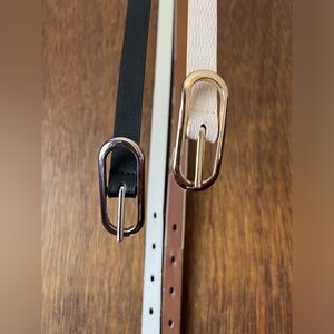 Lauren Conrad Reversible Skinny Belts